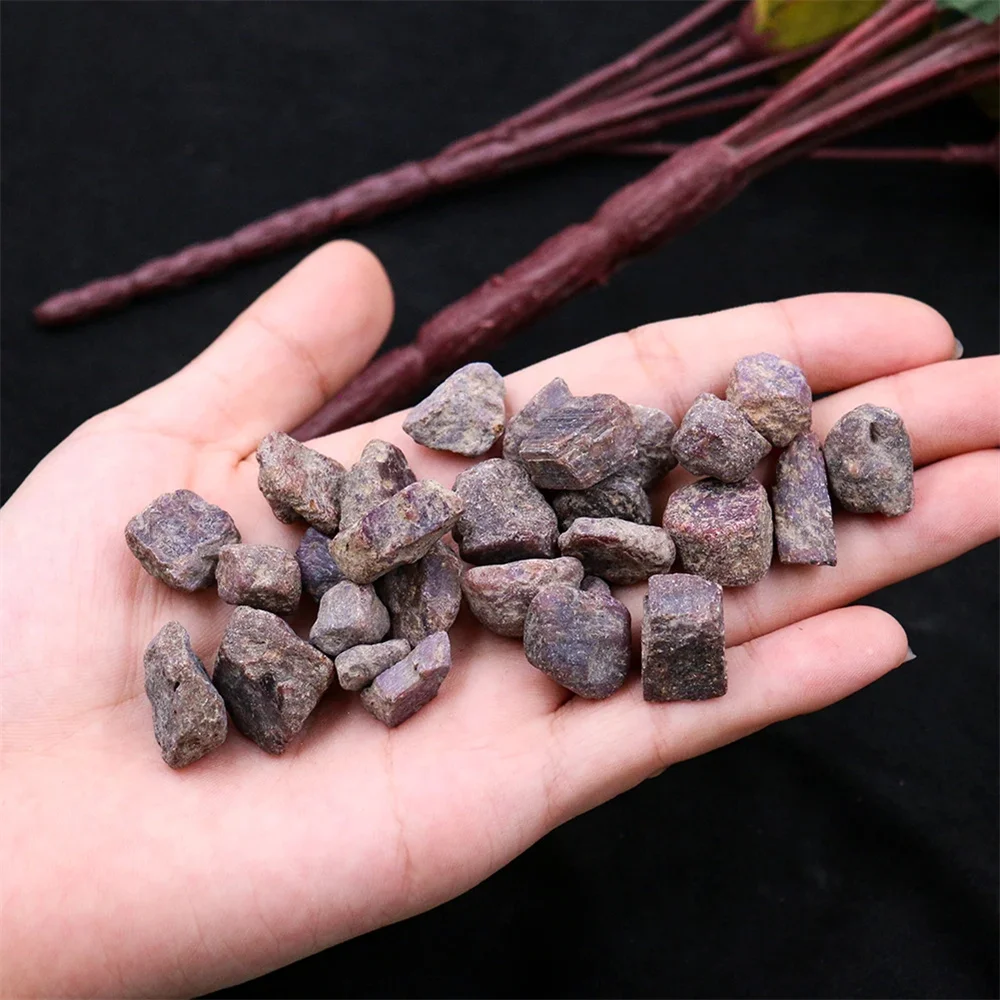 

Natural Ruby Red Corundum Ore Stones Specimen Collectibles Mineral Reiki Crystals Healing Raw Gemstone DIY Jewelry Making