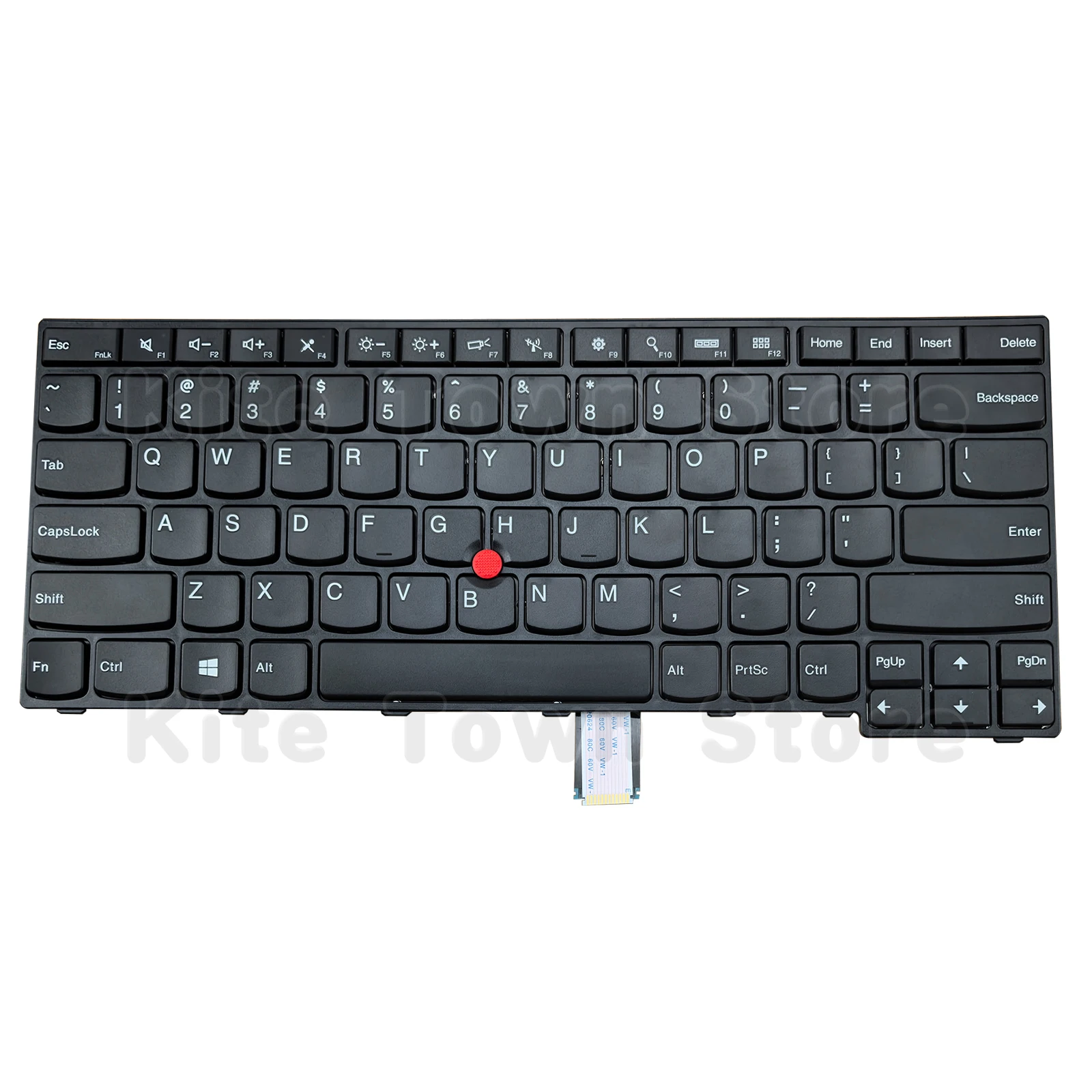 New US Laptop Keyboard Non-Backlit for Lenovo Thinkpad E450 E450c E455 E460 E465 W450 Black Frame With TrackPoint