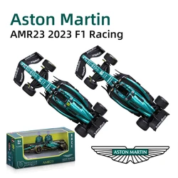 Bburago 1:43 2023 Aston Martin AMR23 F1 Formule Auto Gegoten Voertuigen Collectible Model Racing Speelgoed