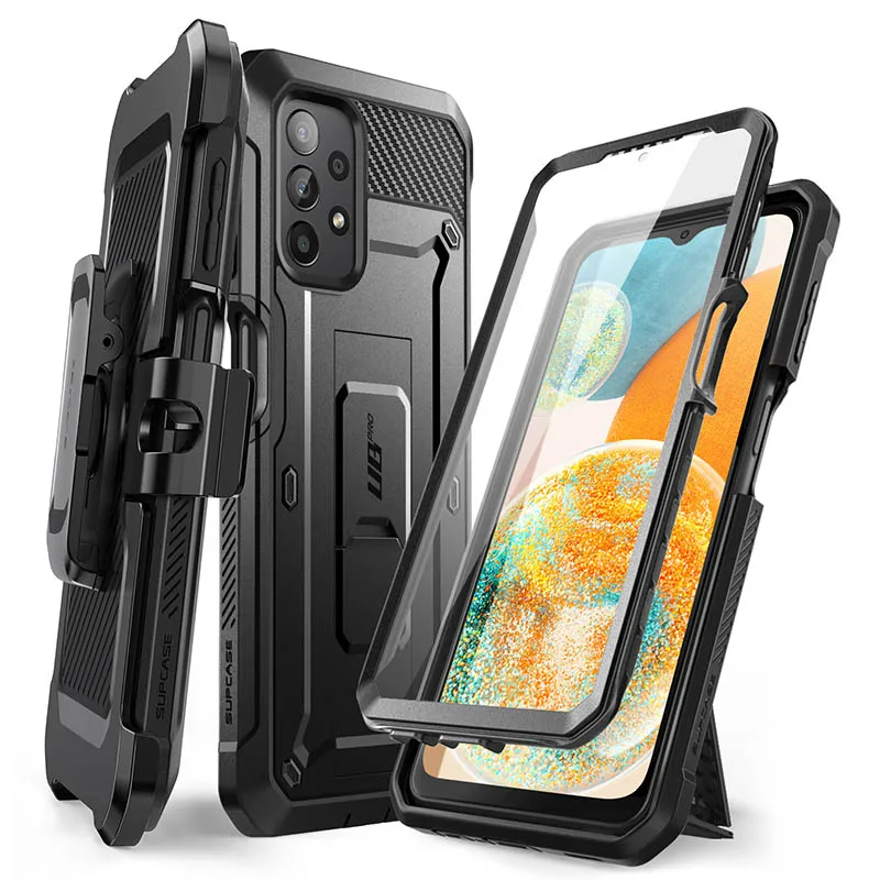 For Samsung Galaxy A23 4G/5G Case 2022 SUPCASE UB Pro Full-Body Rugged Belt-Clip & Kickstand Case with Built-in Screen Protector