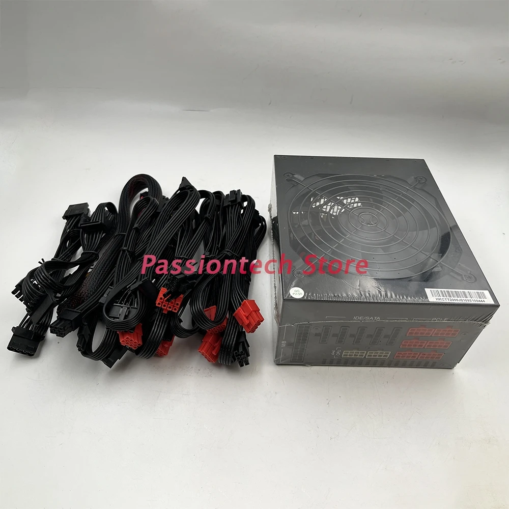 TITAN2000 For HKC2000 2000W Gold Medal Module ATX Twin CPU Quiet Desktop Power Supply 100% Test Before Shipment