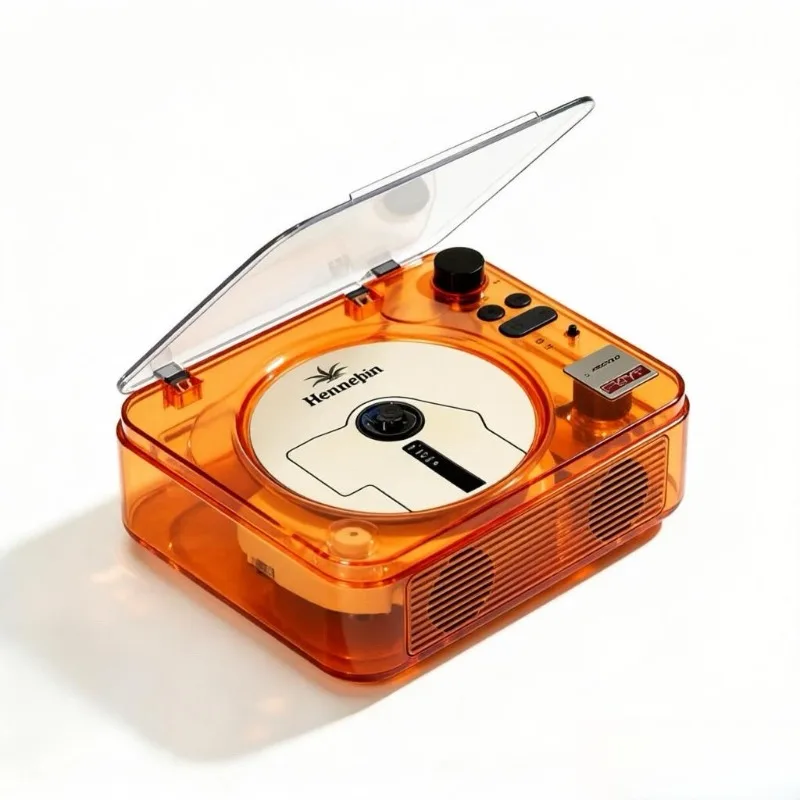 New multifunctional retro cd player two-way bluetooth player high fidelity creative disc gift optical drive