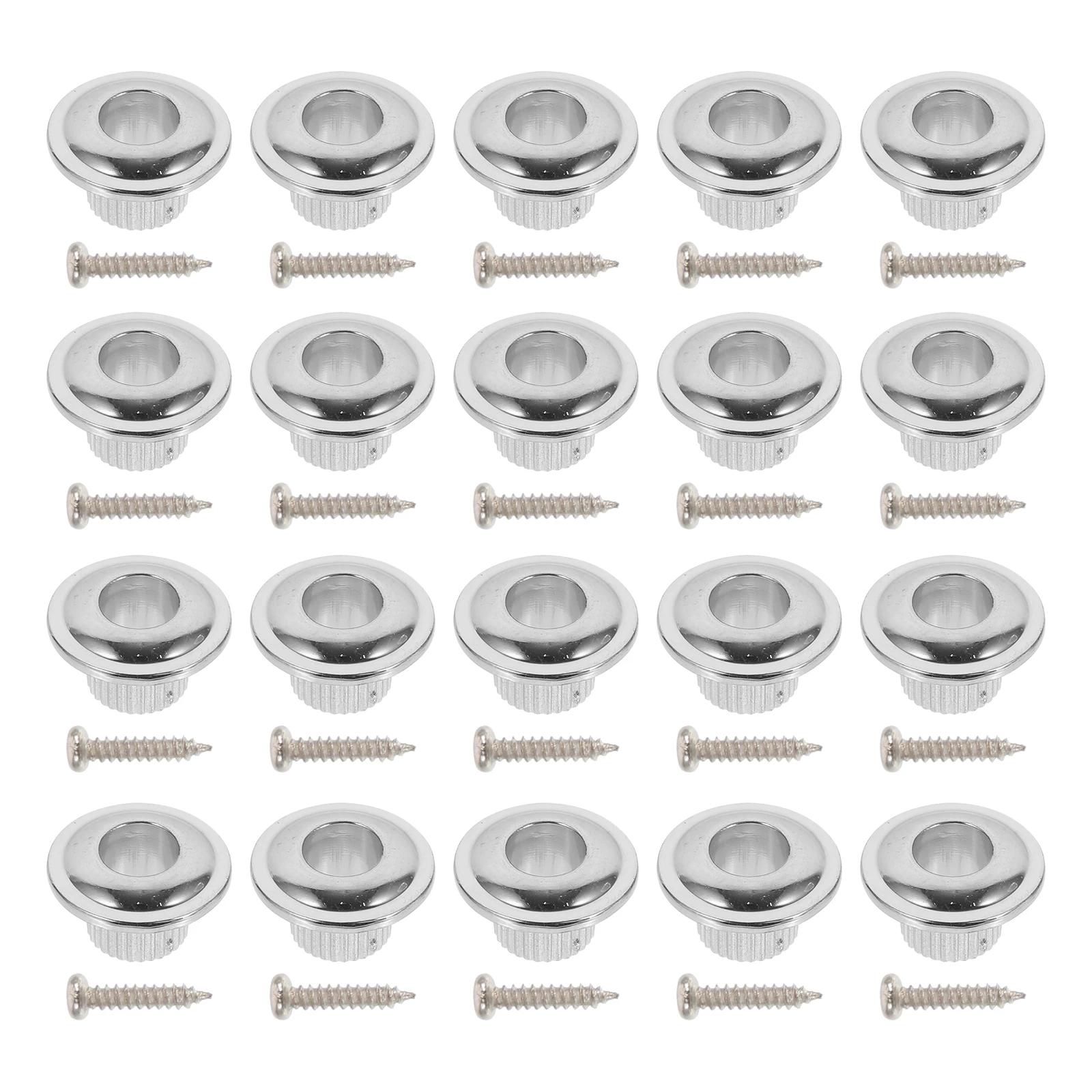 

18 Sets Replace Button Plated Hat Guitar Knobs Abs+metal Tuners Acoustic Tuning Keys