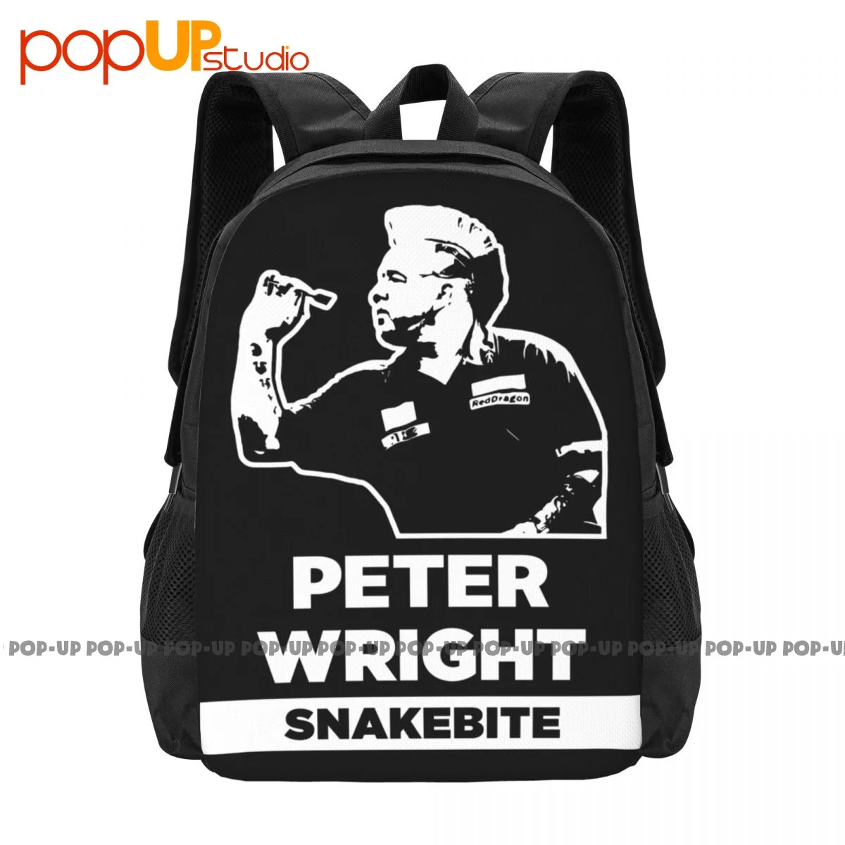 Snakebite Peter Wright Darts World Champs 2019 Unofficial Backpack Large Capacity Backpack Beach Bag