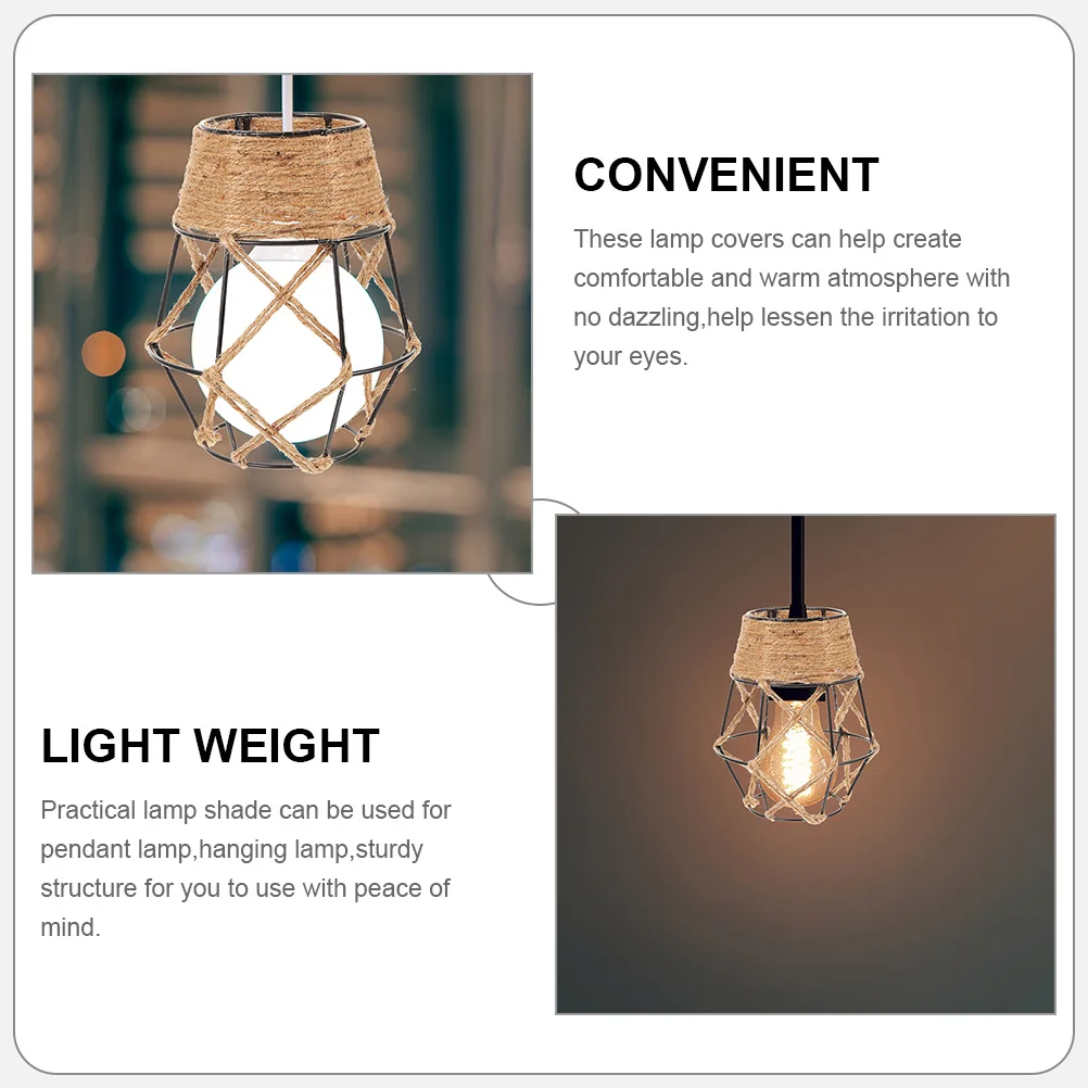 

Vintage Lampshade Pendant Lampshades for Ceiling Hanging Replacement Rustic Decor