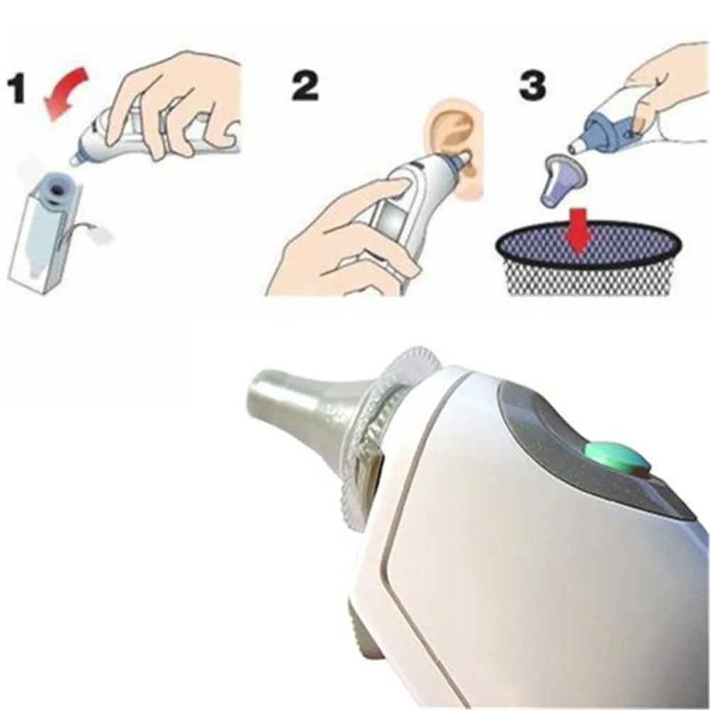 غطاء مسبار مقياس الحرارة للأذن ، أغطية يمكن التخلص منها لمنع انتقال البكتيريا ، صندوق من 20 جزءًا