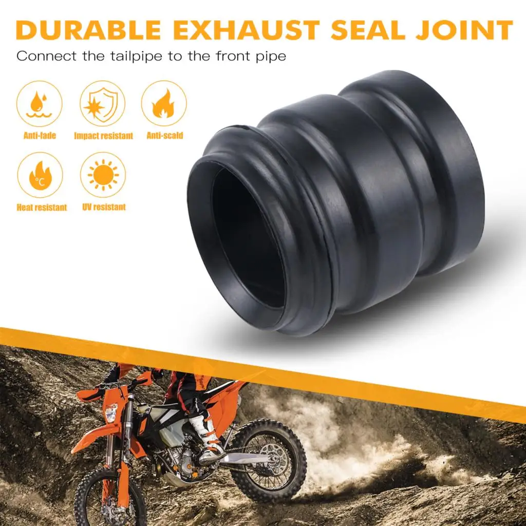 Joint d'étanchéité en caoutchouc pour tuyau d'échappement de moto, pour KTM EXC 300 250 SX XCW 1998 – 2016, pour Husqvarna TE300 TE 250 Beta RR 300 RR 250
