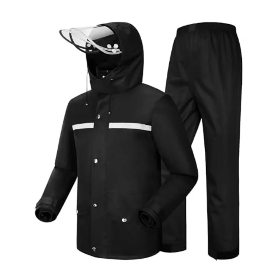 

Водонепроницаемый костюм iCreek: куртка и брюки, светоотражающий дождевик для мужчин и женщин, для активного отдыха и работы на открытом воздухе