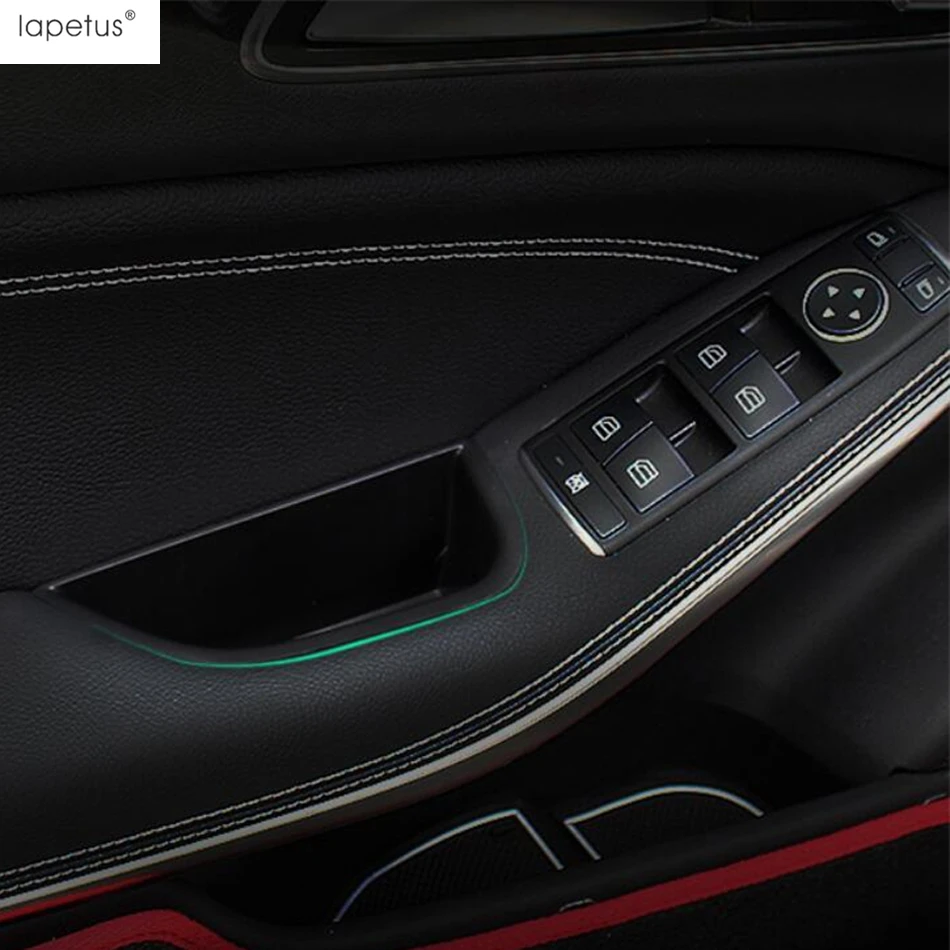 

Accessories For Mercedes-Benz CLA W117 GLA 200 220 X156 2015 - 2019 Car Door Handle Secondary Storage Box Phone Case Holder Tray