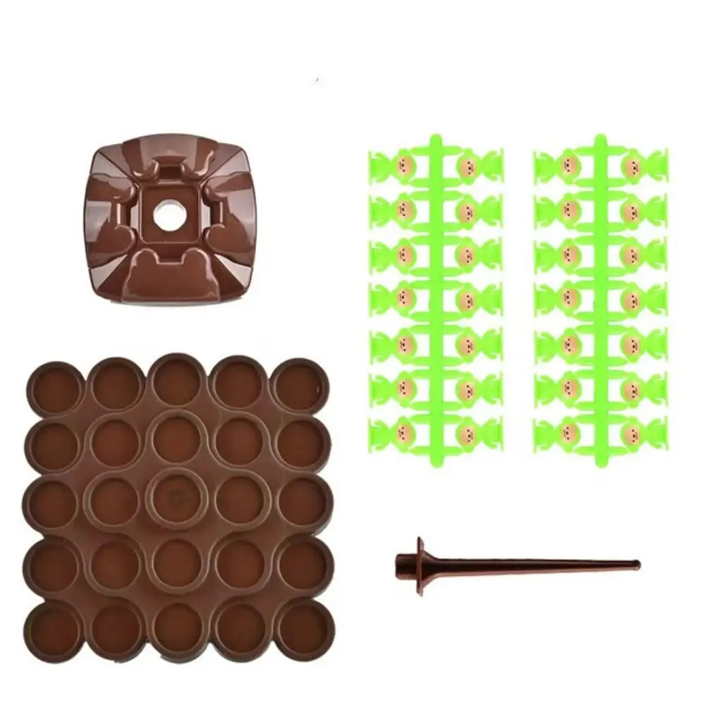 Empilhável mini macaco equilíbrio árvore balanceamento cor aleatória montessori matemática brinquedo de mesa brinquedos interação plástica jogo de mesa