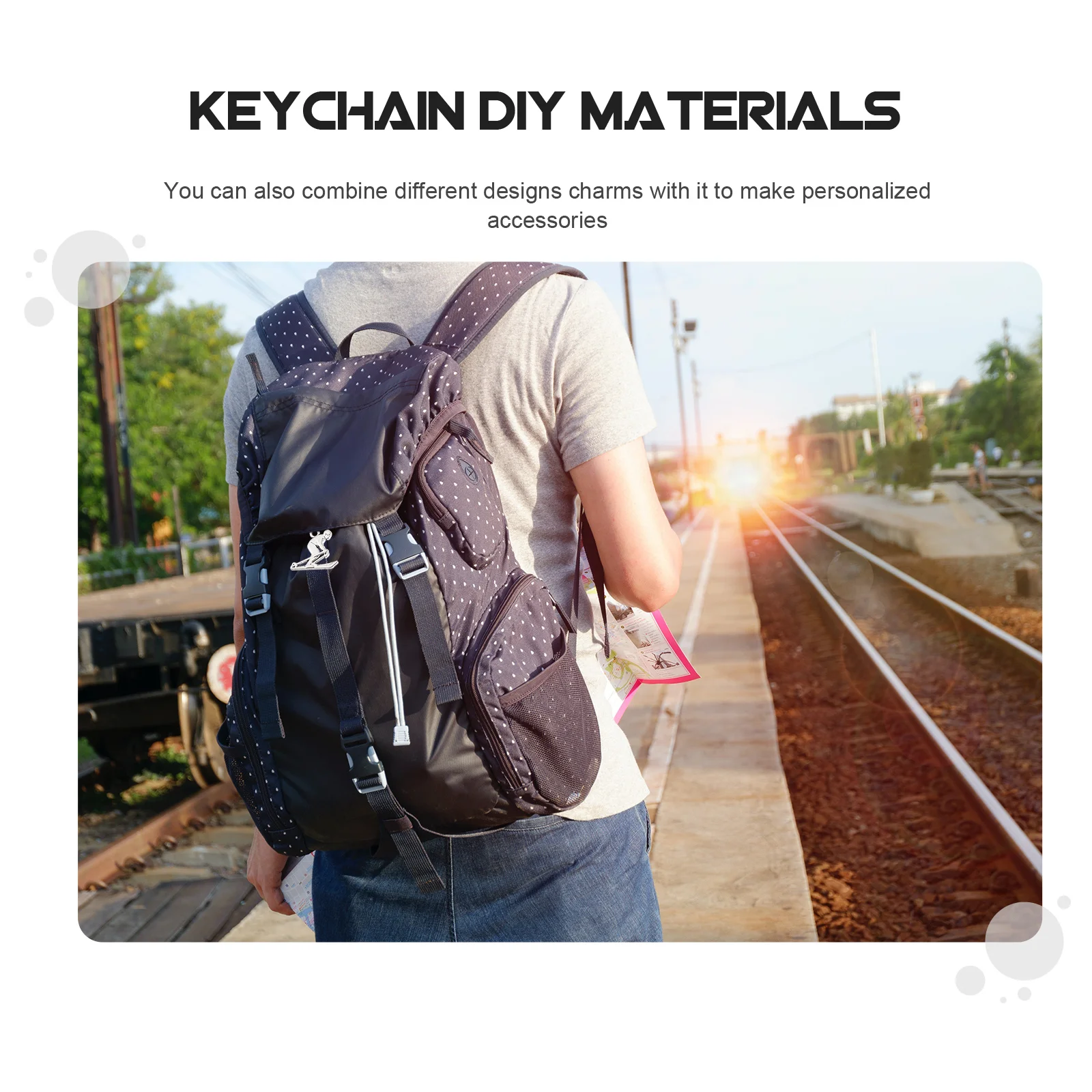 20 قطعة التزلج للأقراط سحر صنع المجوهرات المفاتيح سوار قلادة أقراط اكسسوارات الرياضات الشتوية هدية #6