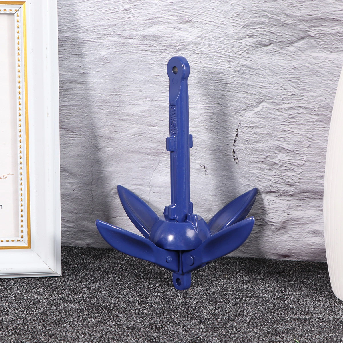 

4 Tins Folding Anchor Sailboat Kayak Motorboat Canoe Anchor Motion Foldable Anchor for Canoes Kayaks Sailboats Paddle Boards (