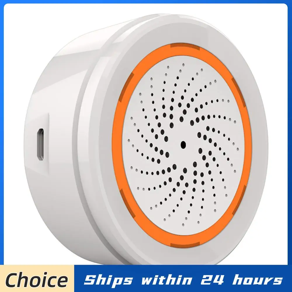 

Smart Siren Alarm Tuya Zigbee Sound Light Sensor Smart Alarm Siren 90dB App Remote Control Home Security Protection System