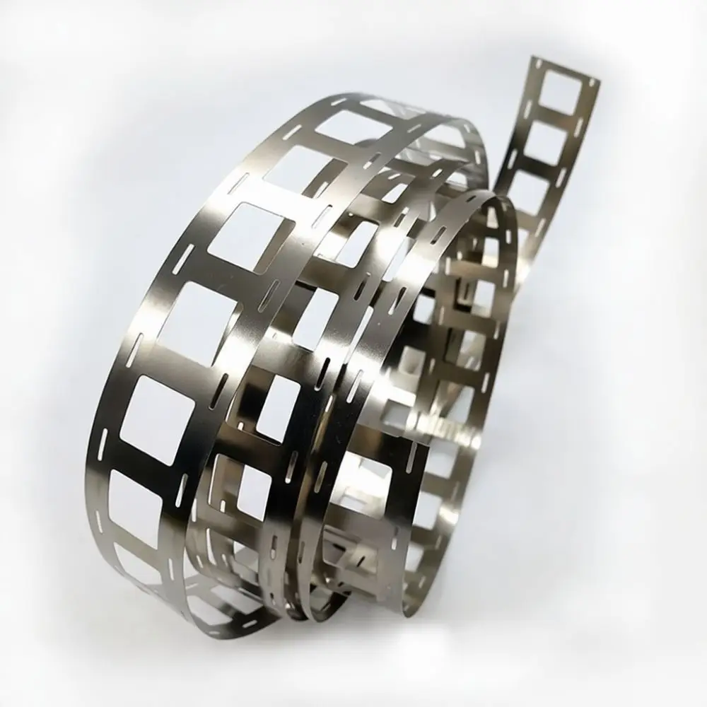 High Conductivity Nickel Strip For Lithium Battery Cells Connection Sheet 0 12mm Thickness Pure Nickel Soldering Plate