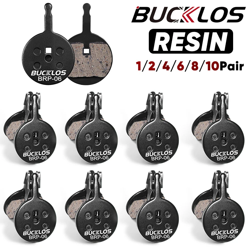 Pastilhas de Freio de Resina BUCKLOS para SRAM AVID BB5, Pastilhas de Freio Hidráulicas Resistentes ao Desgaste, Pastilhas de Freio MTB para AVID BB5, Peças para Ciclismo
