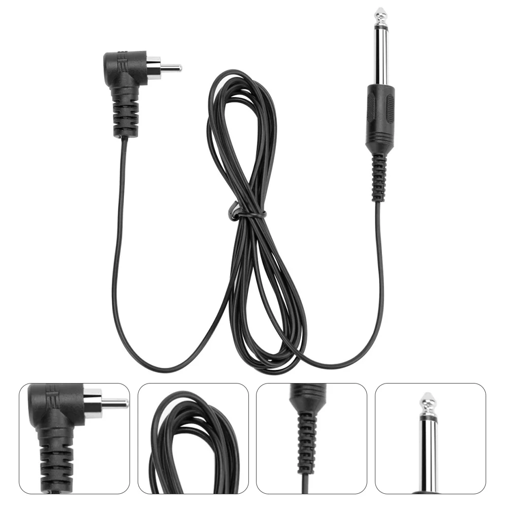 

1.92m Audio Interface Cable Tattoos Machine Hook Line Clip Cable Black Stable Conductive Cord Power Supply Accessories