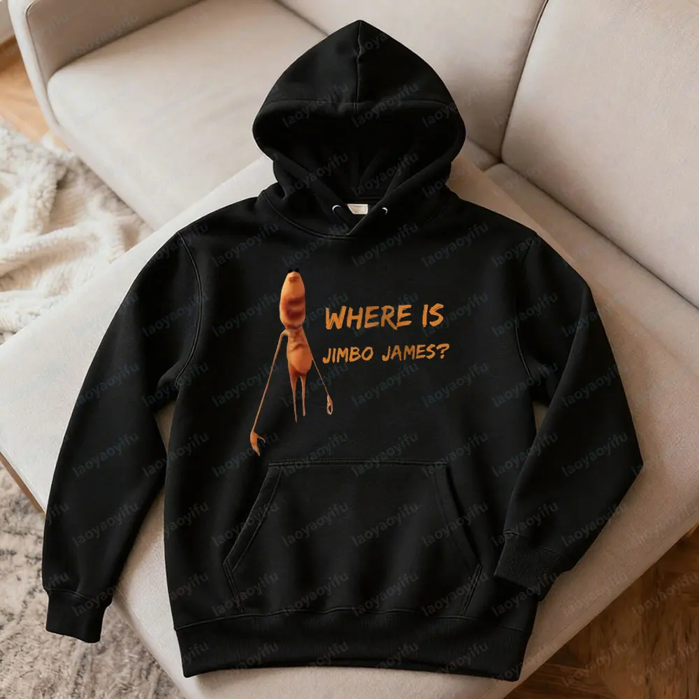 ماركوس الدودة ميمي هوديس مضحك الدماغ روت الملابس أين جيمبو جيمس مضحك القمم الرجال النساء أحدث العصرية نمط الشارع الشهير #2