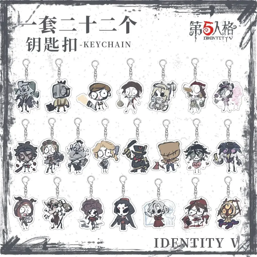 Anime Emil Edgar Valden Ganji Gupta Fiona Gilman Keigan Mary Vera Nair Percy Tracy Reznik Identity V Acrylic Pendant Keychain