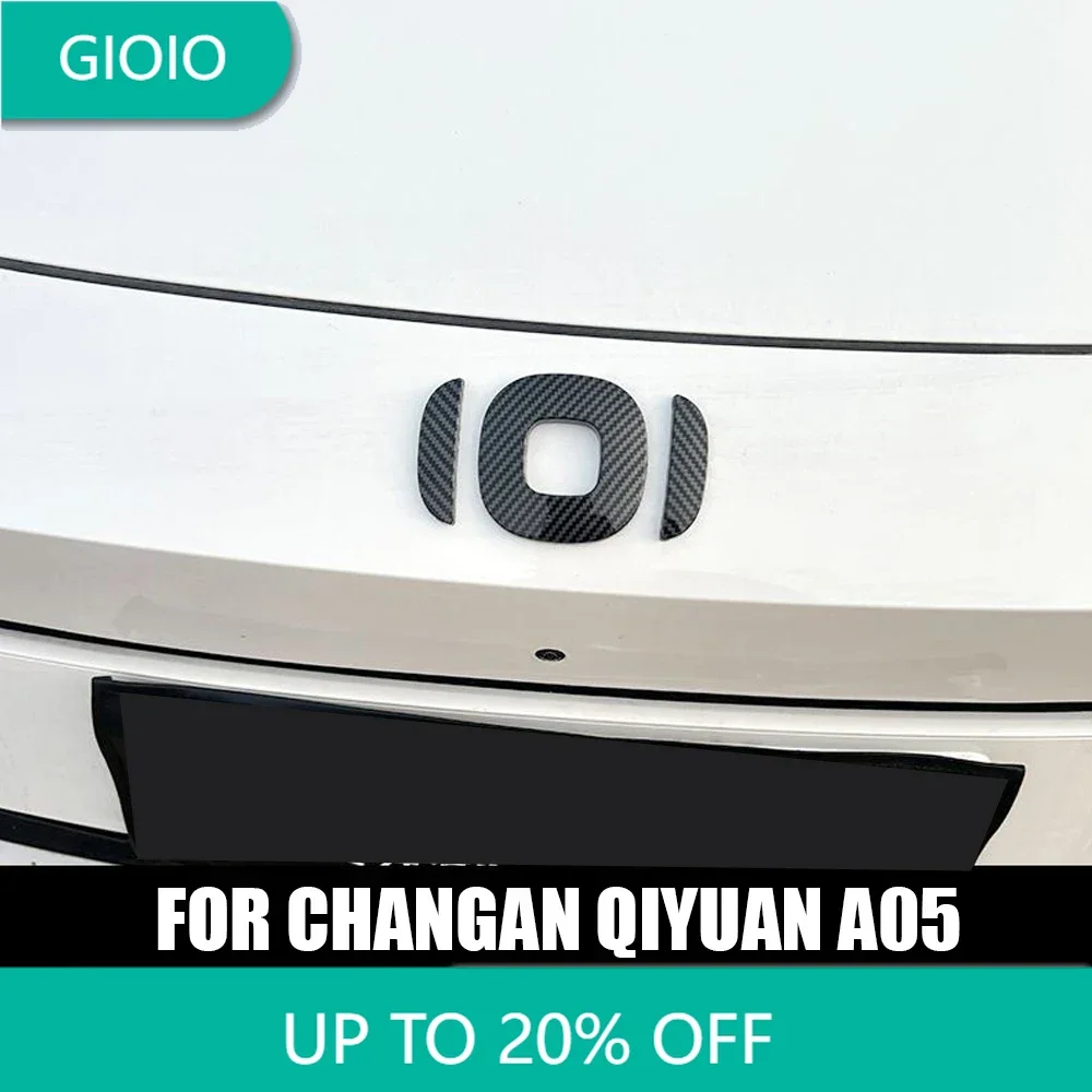 

FOR Changan NEVO QIYUAN A05 2024 2025 ABS Plastic Car Styling Decorative Sticker Car Logo Front Grille Logo Black Badge emblem