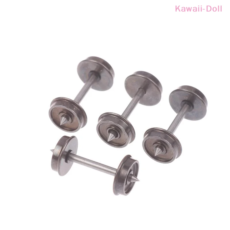 

[DO]4Pcs 1:87 HO Scale 33" Metal Wheels For Model Trains Wheelset Train Model DIY Accessories Evemodel Wheelsets[DO]