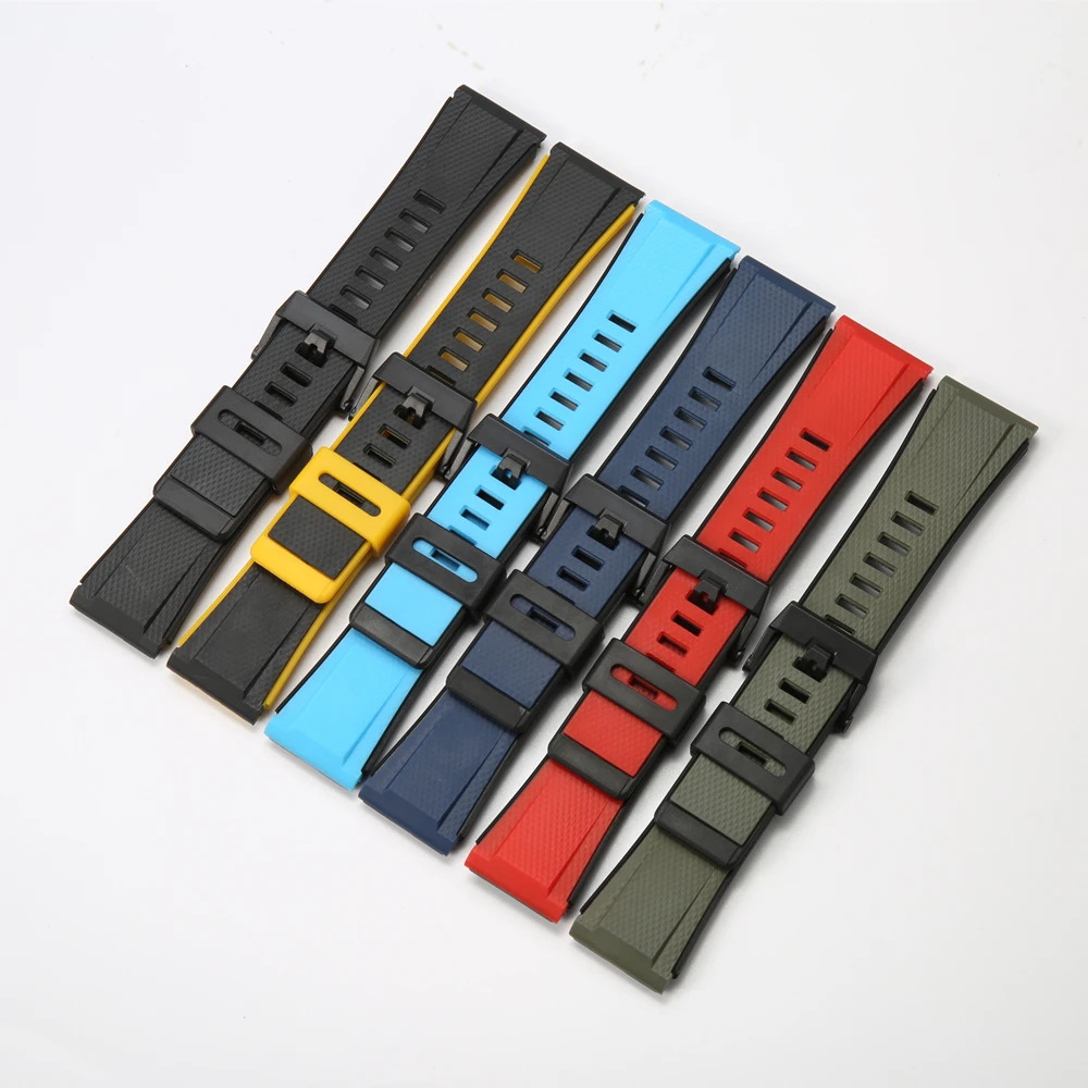 Watch Band Strap for Casio GA2000 GA-2000-1A2 PRG600YB PRG650 PRW6600 Rubber Resin Straps Watchband wristband Bracelet Belt