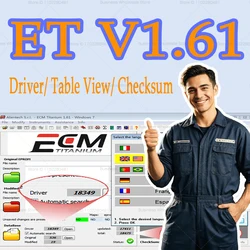 ECM Titanium 1.61 With 26000+Driver Hexadecimal View Checksum Car ECM V1.61 With 18259+Drivers for ecu tool Car repair software