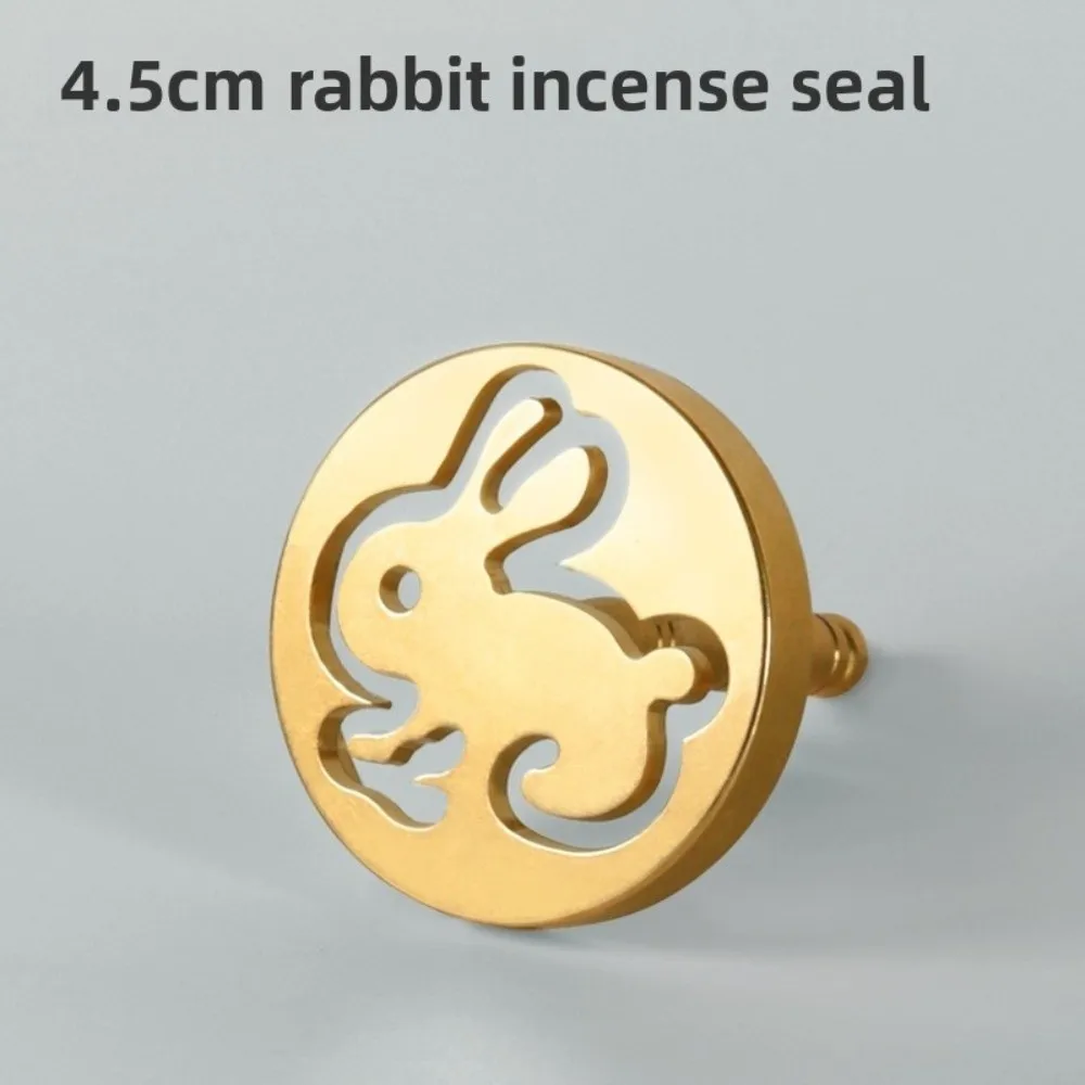 Accesorios para Quemadores de Incienso de 4.5/6 cm, Molde de Latón para Incienso, Herramienta de Prensado de Incienso, Diseño Zen Calado ‌ Incienso para Yoga con Estampado de Ceniza