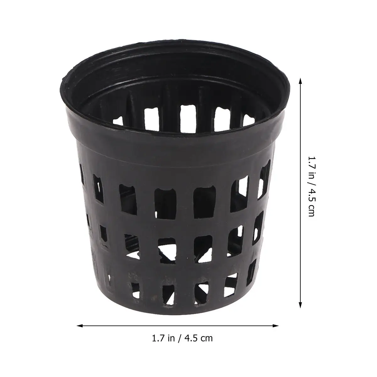 

10 Pcs Aquarium Plant Baskets Black Water Grass Cultivate Pot Planter Decor Aquatic Roots Drainage Clean Hydroponics Pet