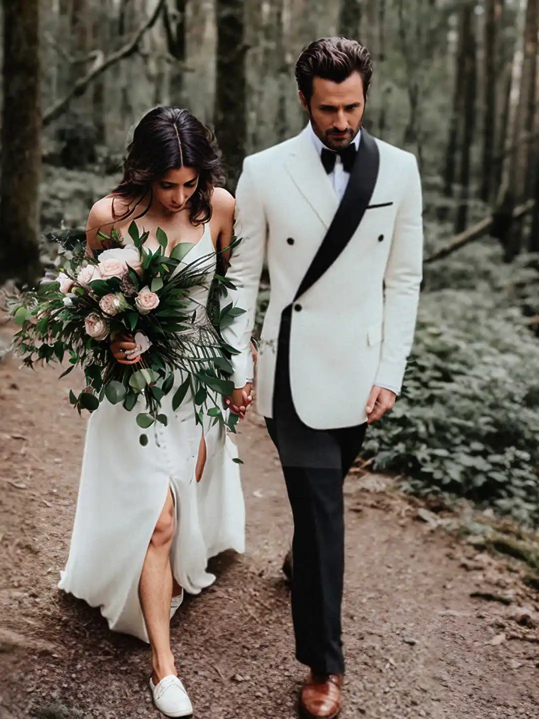 Mens Suit Slim Fit Tailor-Made Gentlemen Suits Beads Jacket Customized Wedding Prom Formal Occasions Groom Tuxedo Plus Size