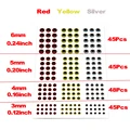 Silver Yellow Red