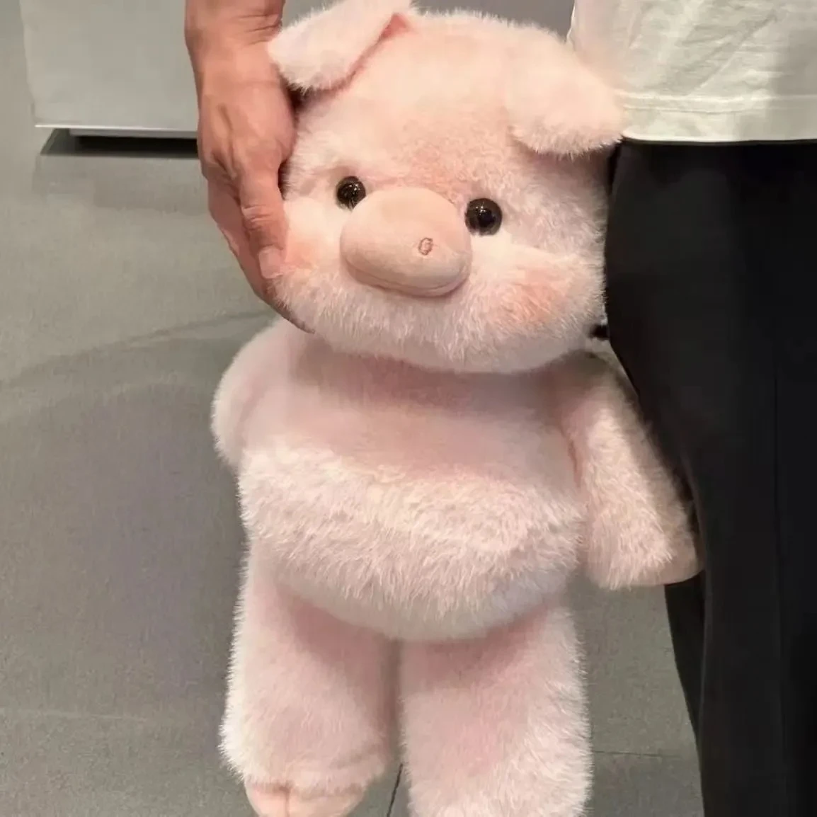 女の子向けぬいぐるみ豚人形、かわいいベビー人形ギフト、ぬいぐるみ、PP綿入り、子羊人形、走る豚人形、誕生日プレゼント