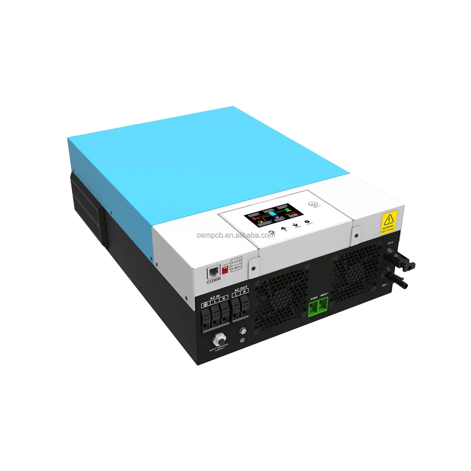 8.2kw Off/ On Grid Hybrid 180A MPPT IP65 Solar Inverter Solution Provider
