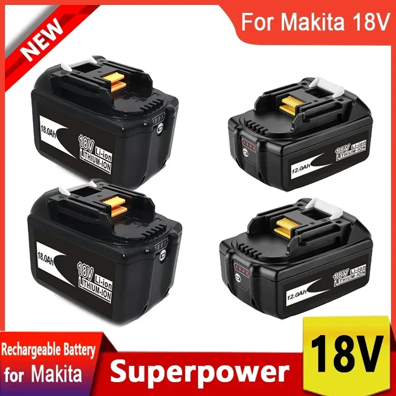 

Latest Upgraded BL1860 Rechargeable Battery 18 V 6000mAh Lithium for Makita 18V Battery BL1840 BL1850 BL1830 BL1860B LXT 400