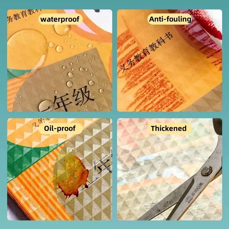 30/20/10Pcs Waterproof Transparent Book Cover Wrap A4/16K/22K Books Adhesive Skin Sleeve for Students Book Wrapping Supplies view 6