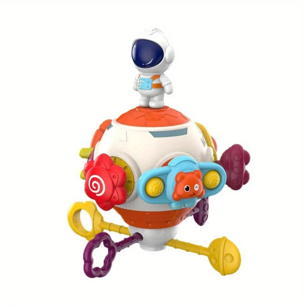 Baby Fine Motor Skills Hands Grip Ability Training Learning Toys,8 In 1 Sensory Busy Cube Board-Travel Activities for Kids