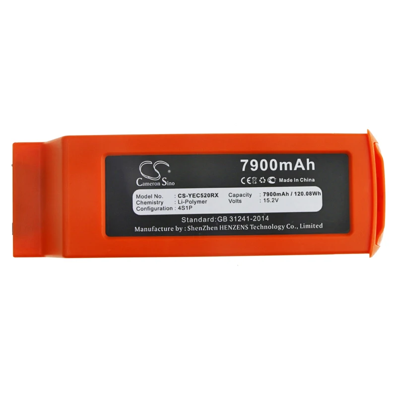 

Li-Polymer Drones Battery for YUNEEC | 15.2V, 7900mAh | Compatible with H520 Hexacopter Airframe