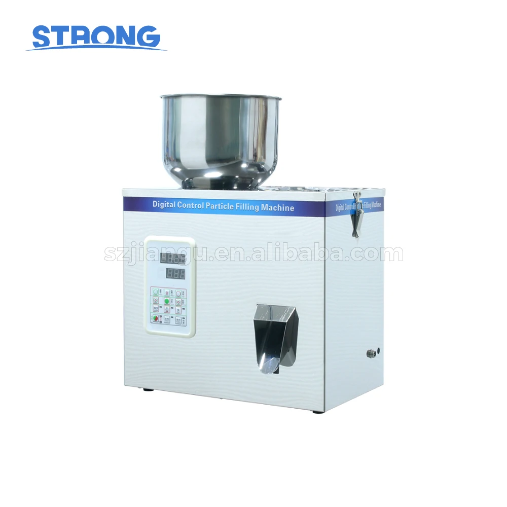 Desktop Automatic Powder Granule Weighing Type Dispenser Solid Filling Machine Packaging Equipment Sand Padding Unit 100g