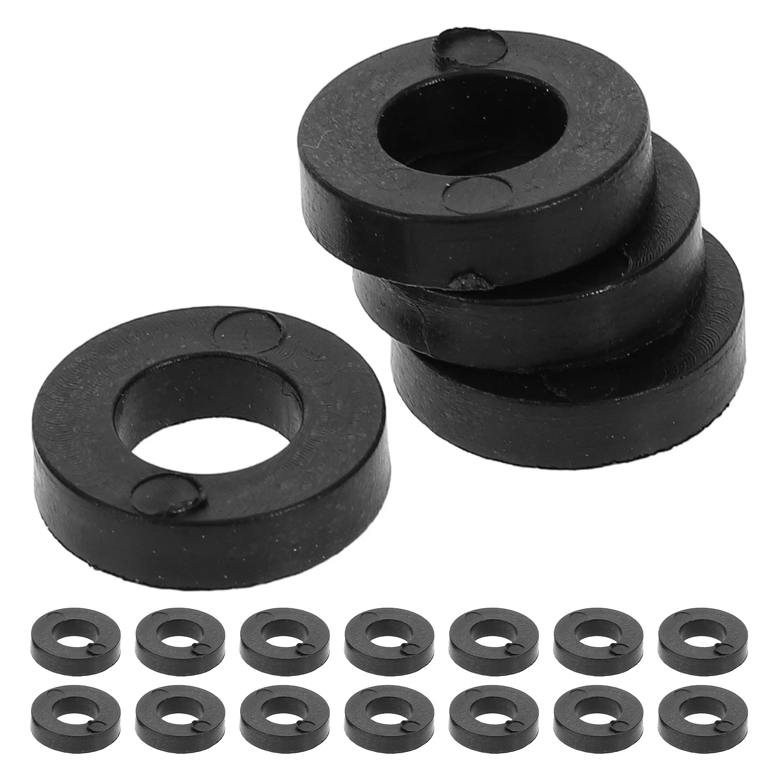 

100 Pcs Drum Lug Gaskets Screw Spacers Kit Maintenance Hardware Accessories Black Replacement Parts
