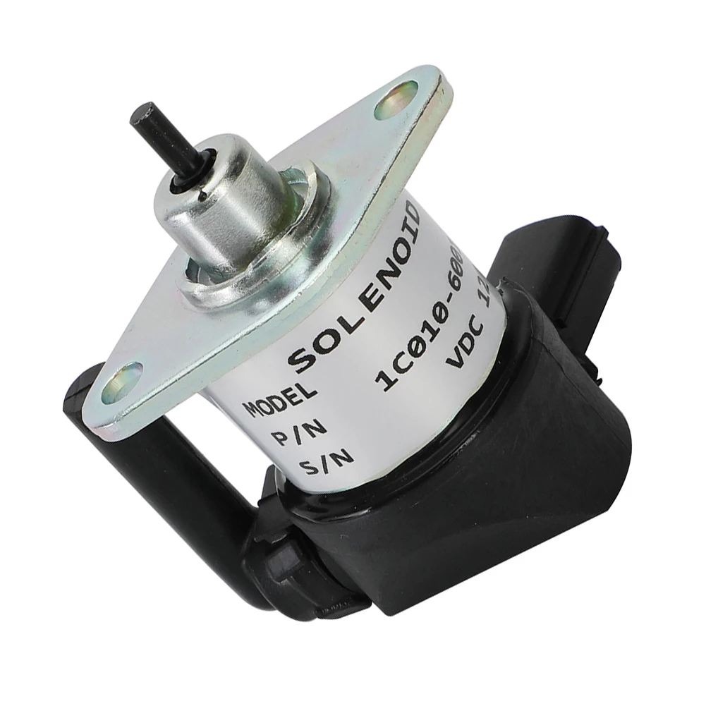 

Fuel Shutoff Solenoid 12 Volt for Kubota M105S M95X M9000 Series Compatible with Part Numbers 1C01060015 1C01060016 1C01060017
