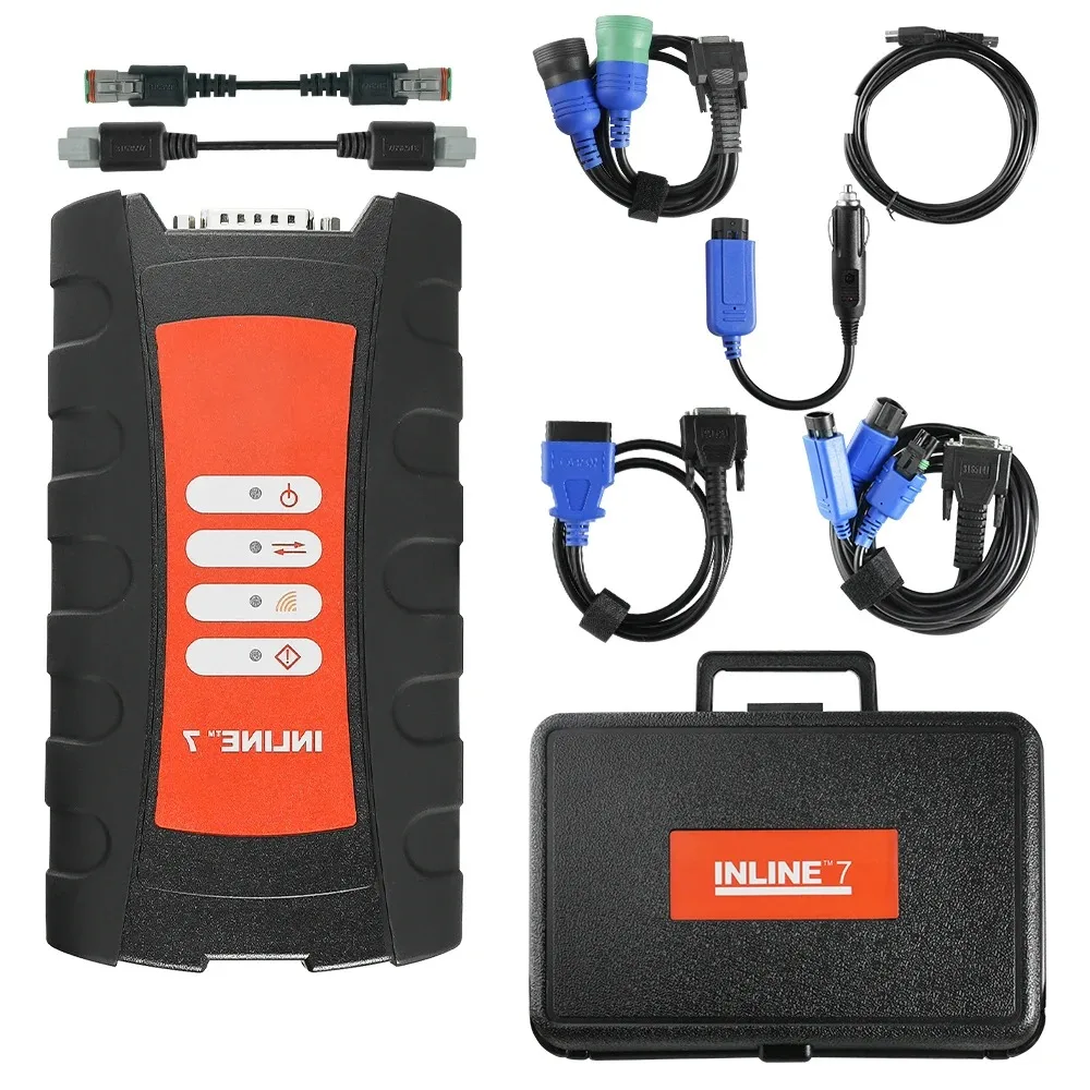 Cummins INLINE 7 INLINE Data Link Adapter Cummins Super Heavy Duty Truck Diagnostic Tool With Cummins Insite Pro 8.7 Whole Sets