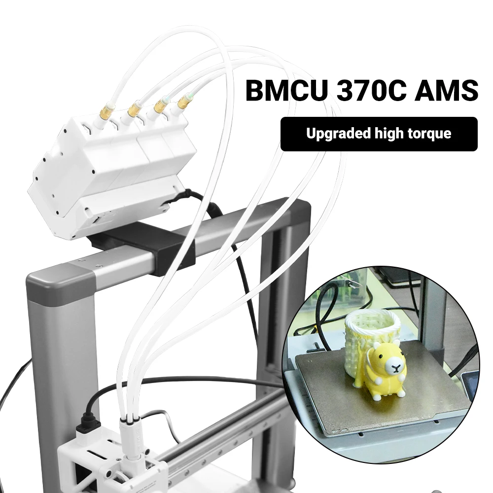BMCU 370C AMS Lite BMCU370C Auto Refill Farm Hall Sensor Bidirectional Buffering for A1 MINI P1S P1P Printer AMS MMU