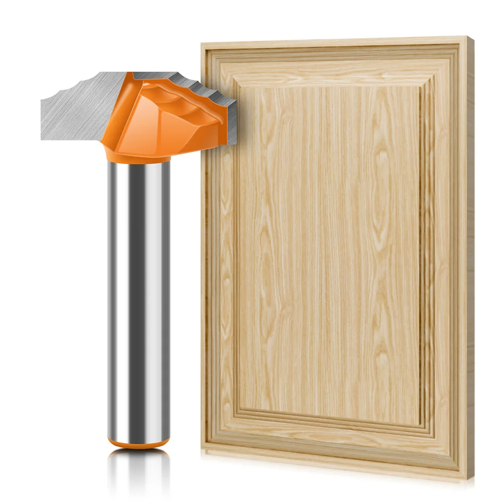6-handle 1/4 Handle Three R Flower Line , Cabinet Door panel, Trimming machine, Milling cutter, Cabinet Door Cutting Tool