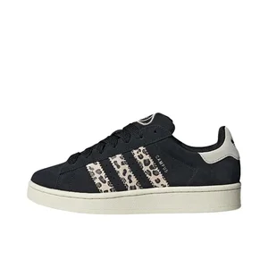 Adidas Original Campus 00S Female Leopard Black Printing Powder Low Top Fashion Resistant to wear German training shoes 12 Main Sales Shoes Adidas Children - №9