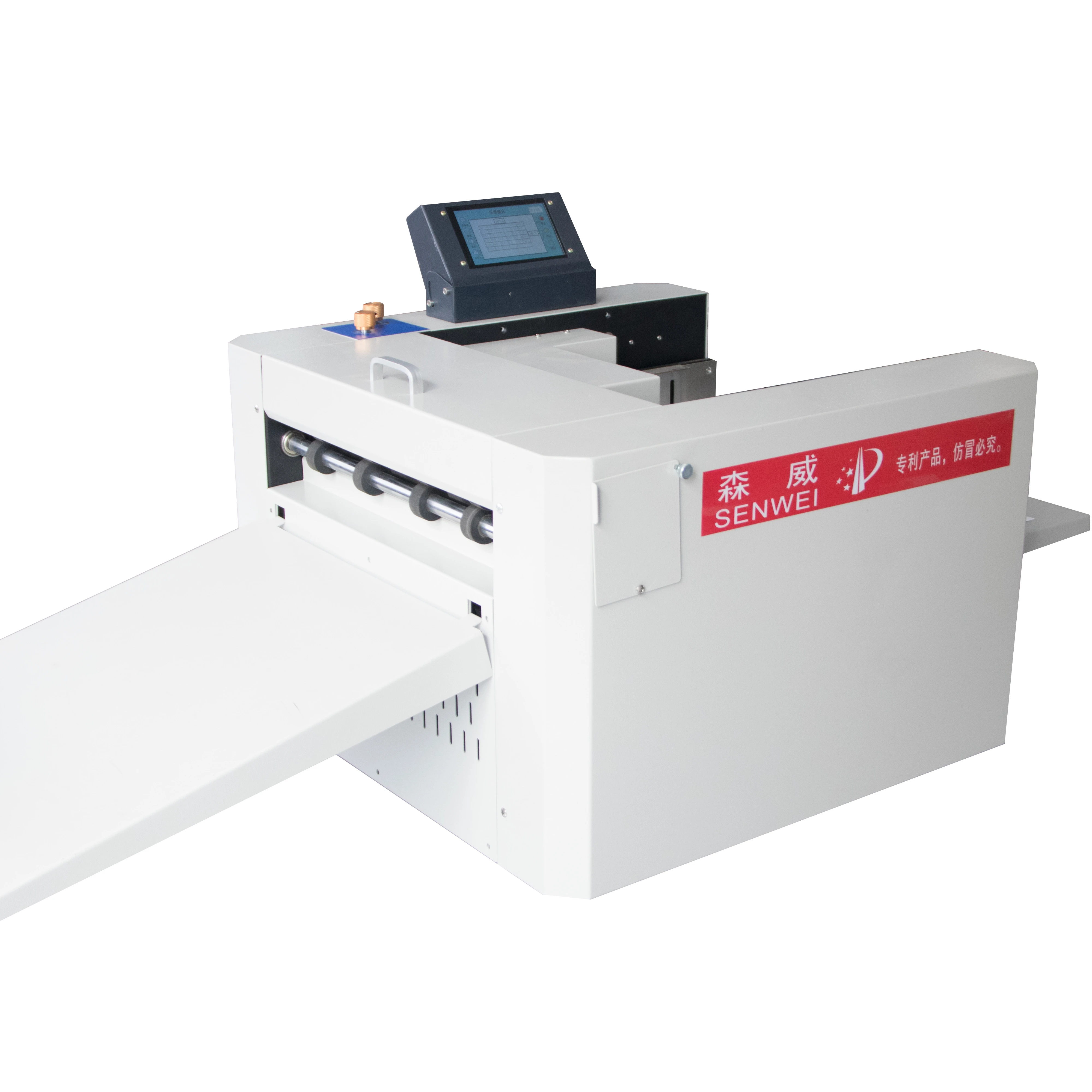 SM372Y SENWEI Paper Creasing Touch Screen Machine Optional Cabinet Paper Creaser Dotted Line Indentation Machine A3 Size