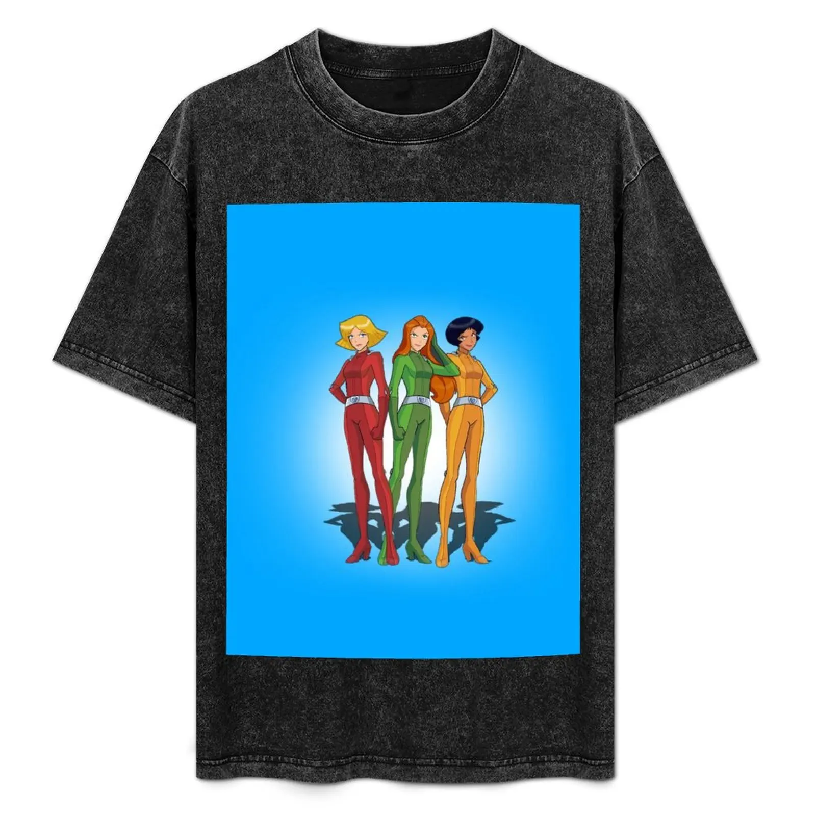 

Футболка Totally Spies в городском стиле, повседневный топ с короткими рукавами