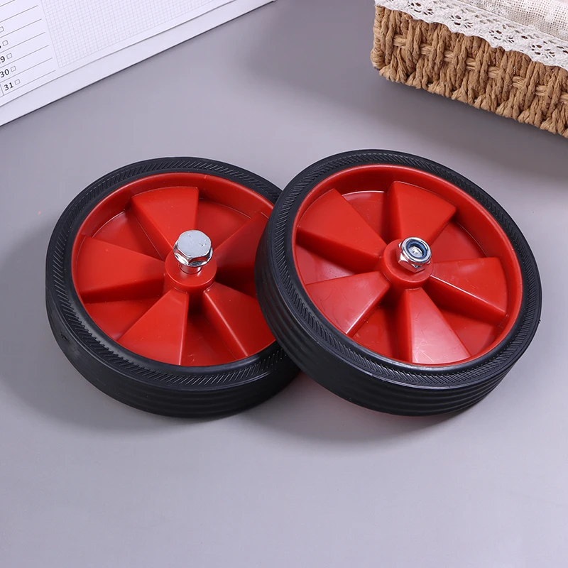 2Pcs 5/6 Inch Air Compressor Accessories Caster Wheels With Screws Wheel Replacement Air Compressor For Air Pumps Power Tool