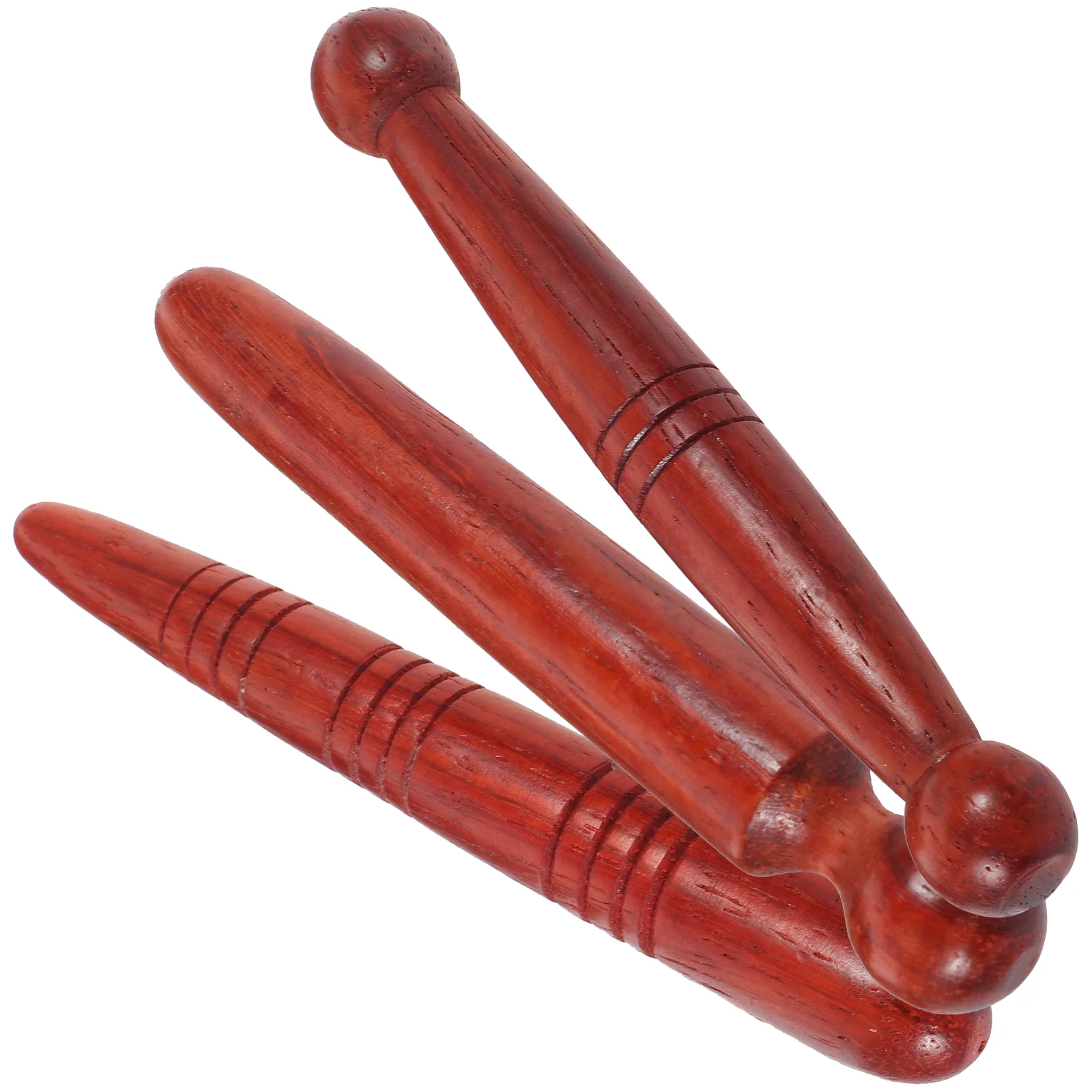 3 Pcs Foot Massage Tool Massager Reflexology Tools Portable Deep Wood Stick Wooden Rosewood Massagers The