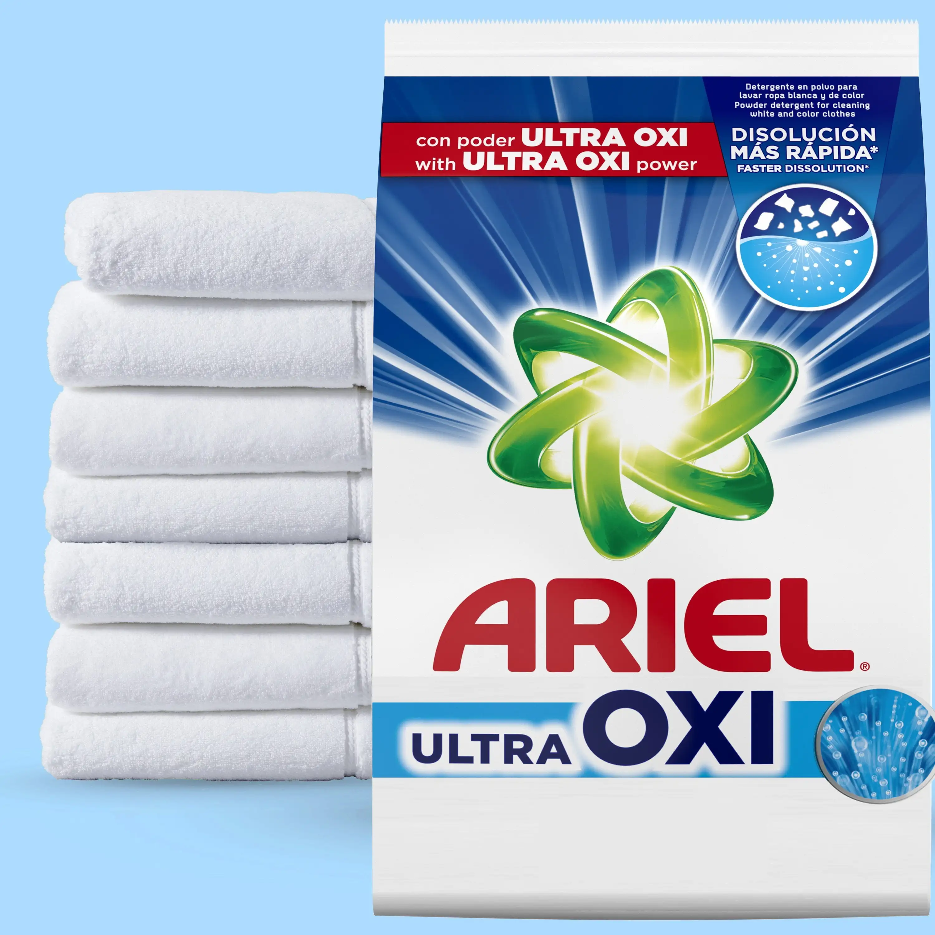

Порошковое стиральное средство Ultra Oxi, 3,0 кг, 66 нагрузок