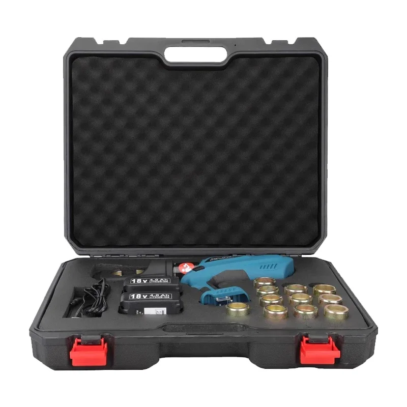 The best-selling electric hydraulic crimping battery powered tool AC100V-240V; 50-60 Hz 18V/3.0Ah