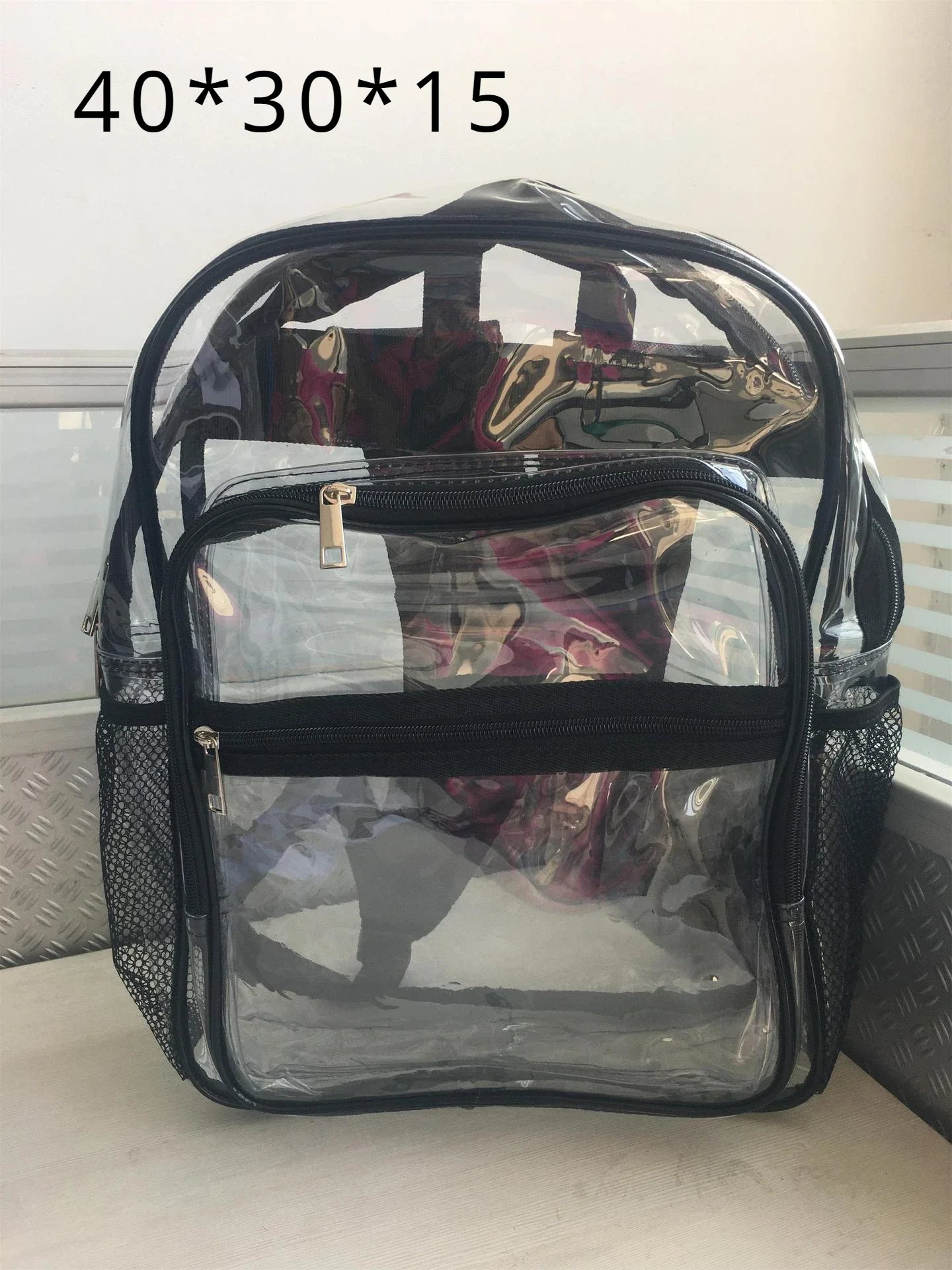 Durable40*30*15 Transparent Backpack Antistatic Dust-free PVC Backpack Antistatic Dust Free Bag